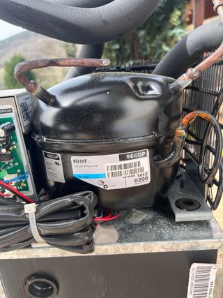 Mini Nevera Camper WAECO 12V Compresor Secop BD35F