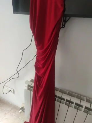 Vestido largo rojo escucho ofertas