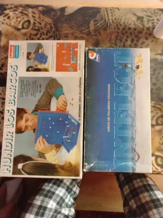 Juegos de mesa vintage Hundir los Barcos e Intelec