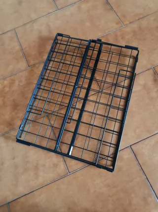 Cestino portaoggetti in metallo nero