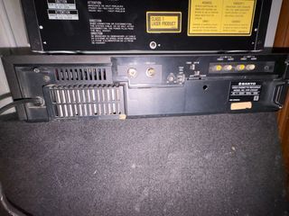 Lote Amplificador y Videocasete Pioneer/Sanyo