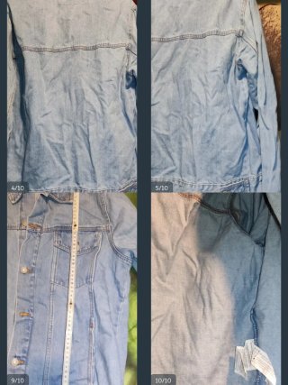 Lote Chaqueta Vaquera y 2 Camisas Talla M