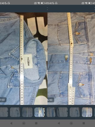 Lote Chaqueta Vaquera y 2 Camisas Talla M