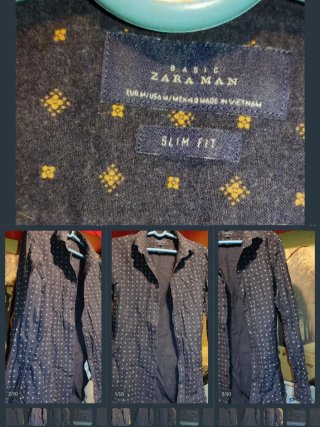 Lote Chaqueta Vaquera y 2 Camisas Talla M