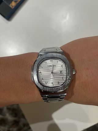 Reloj LIGE Plata y Blanco