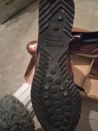 Zapatillas Munich Metalizadas Marrón/Dorado