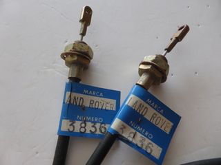 LAND ROVER-2 CABLES/SISGAS DE MOTOR LAND ROVER