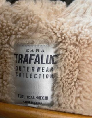 Zara Chaquetón Invierno Impermeable Mujer Talla M
