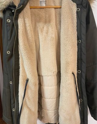 Zara Chaquetón Invierno Impermeable Mujer Talla M