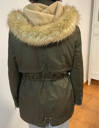 Zara Chaquetón Invierno Impermeable Mujer Talla M