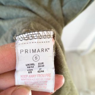 Camiseta básica Slouchy Verde Militar