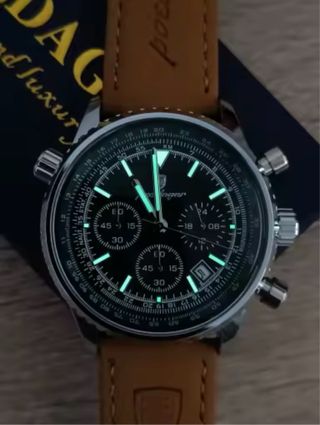 Reloj Hombre Cronógrafo Verde