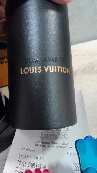 Profumo Louis Vuitton Pur Ambre originale nuovo