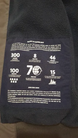 Chaqueta North Sails gris