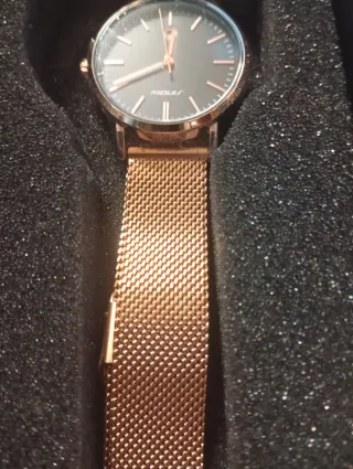 Orologio da polso Fossil nero e oro