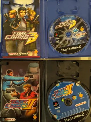 Pistolas Time Crisis II y III PS2
