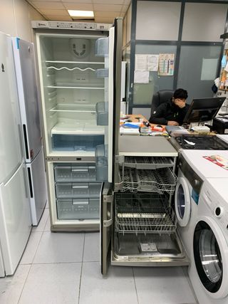 pack nevera y lavavajillas con garantia