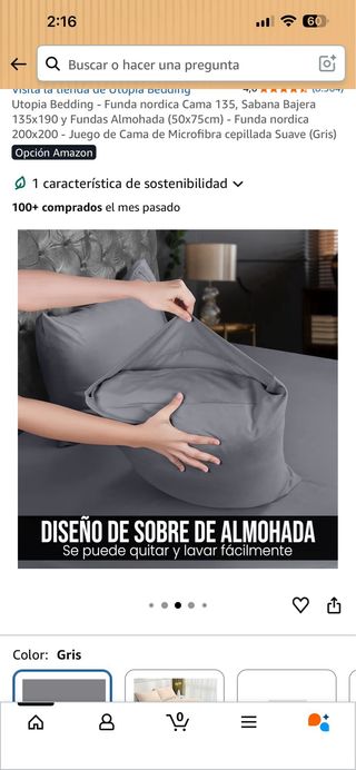 Funda Nórdica Utopia Bedding Gris Cama 135