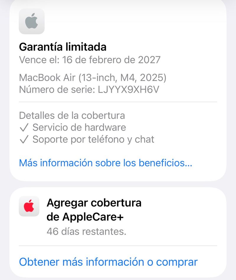 Macbook Air 13" M4  16/256gb -Nuevo, solo 4 ciclos afbeelding 2