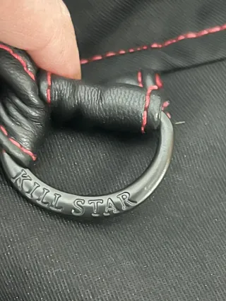 Falda Killstar Negra y Roja Talla S