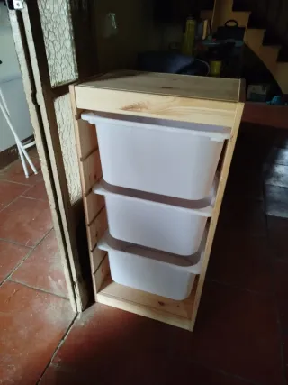 Mueble organizador de juguetes