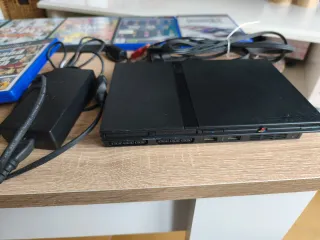 Console PlayStation 2 Nera + 6 Giochi