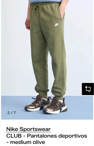 Pantalón chándal Nike Verde Talla XS  ORIGINAL