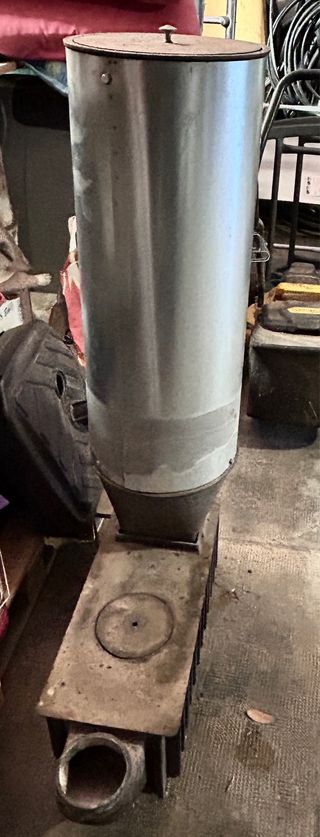 Estufa Tomás almendras + 8 tubos humo