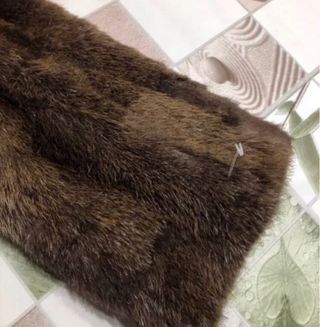 Abrigo de pelo natural Nuevo (No negociable)