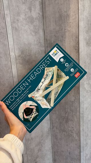 Poggiatesta in legno legami