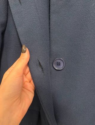 Cappotto corto blu Conbipel