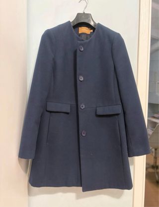 Cappotto corto blu Conbipel