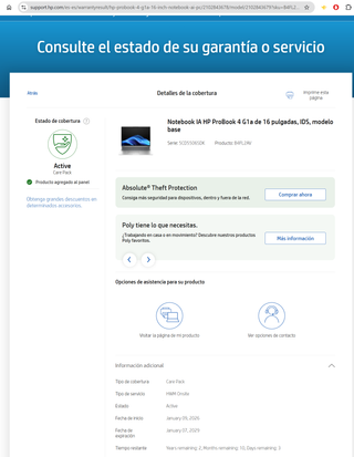 HP ProBook 4 G1a 16" - AMD 230 16GB RAM 512GB SSD
