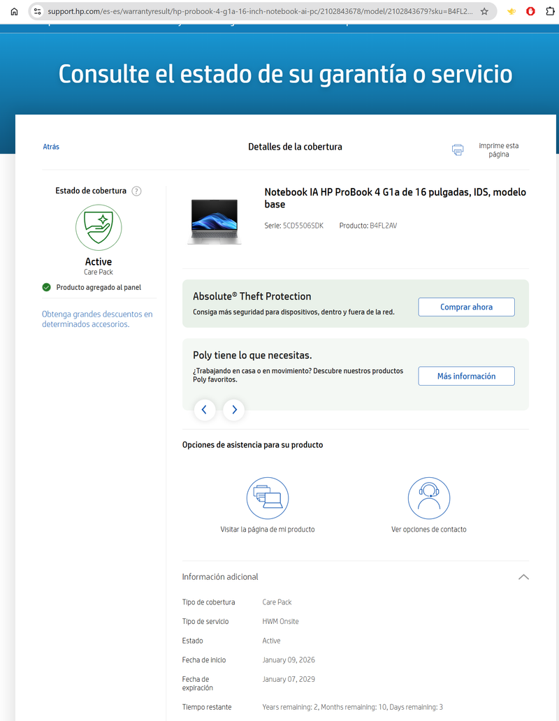 HP ProBook 4 G1a 16" - AMD 230 16GB RAM 512GB SSD afbeelding 5