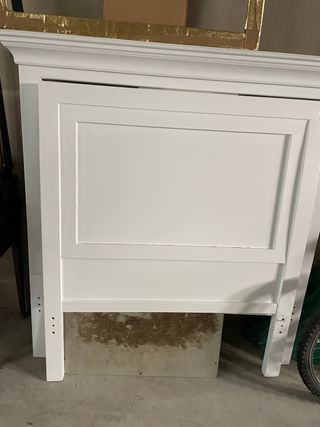 Cabecero Cama 90 Madera Blanco