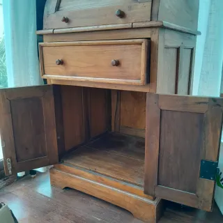 Mueble escritorio colonial teca