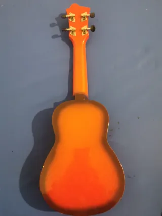 Ukelele Octopus Rojo y Naranja
