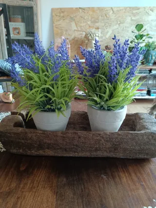 Macetas Lavanda Artificial