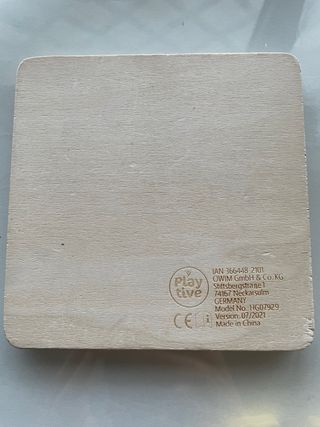 Puzzle coccinella in legno