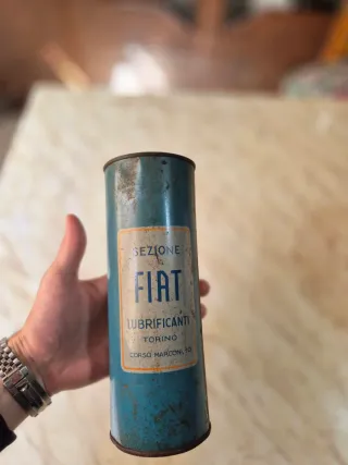 Lattina Olio Fiat Sezione Lubrificanti Torino