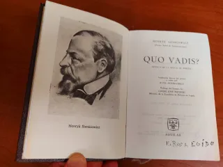 Sienkiewicz, Quo Vadis? Aguilar Joya, 3ª ed., 1967