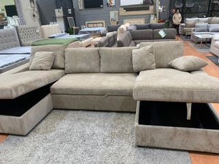 Sofá Cama Chaise Longue con Arcón CASTLE