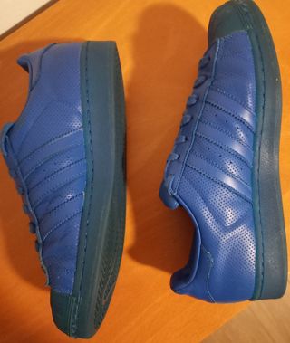 Adidas Superstar Scarpe Blu