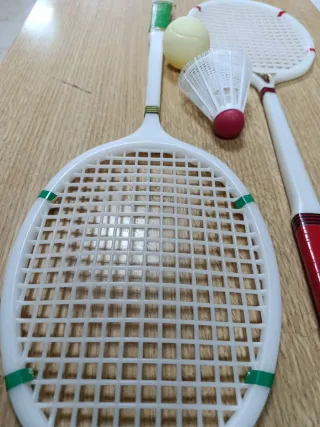 Raquetas de playa vintage para niñ@s