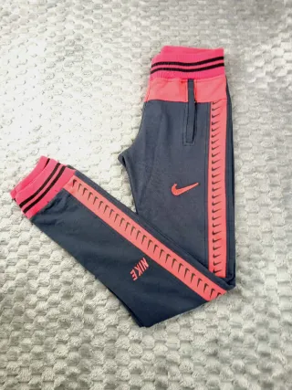 Pantalones Nike Grises y Rosas Retro Y2K