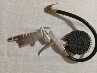 Pistola Inflador y Manómetro Neumático