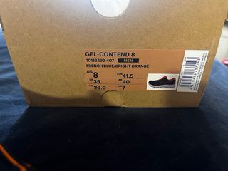 Zapatillas deportivas ASICS negras y naranjas