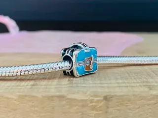 Charm | Maleta de viajes azul Vintage