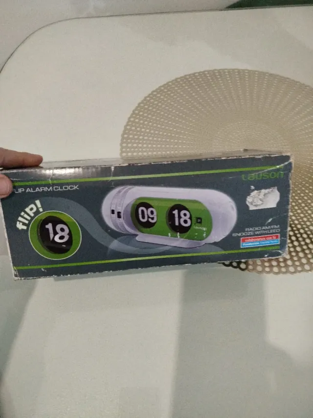 Reloj Radio Lauson Flip Flop Beige/Verde