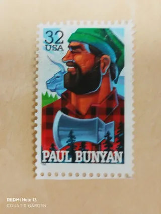 Sello USA Paul Bunyan 32c